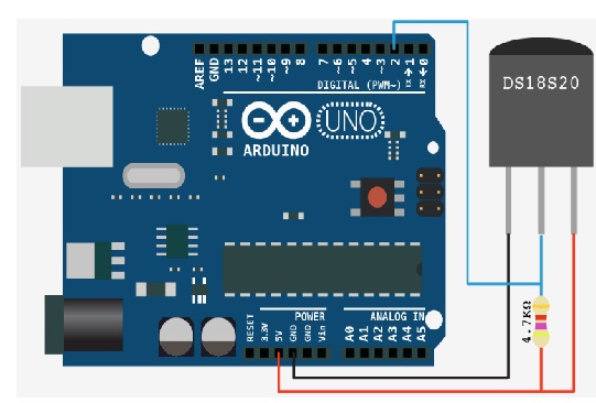 arduino Ѵس DS1820