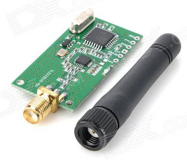 RF1100-232 Wireless RF Transceiver Module TTL level UART interface 256CH