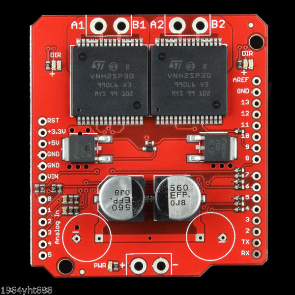 Dual VNH2SP30 Stepper Motor Driver  or DC motor