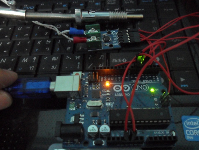 Arduino with Max6675