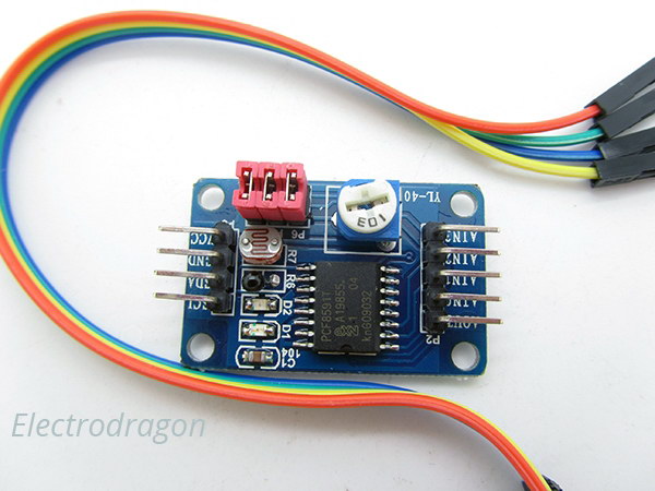 PCF8591 AD / DA Conversion of Analog to Digital 